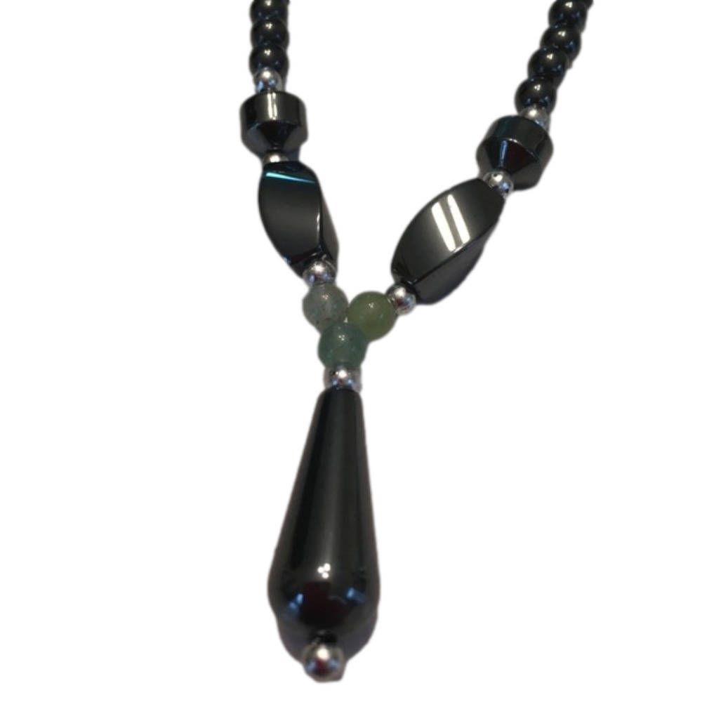 Necklace, Hematite, like new
